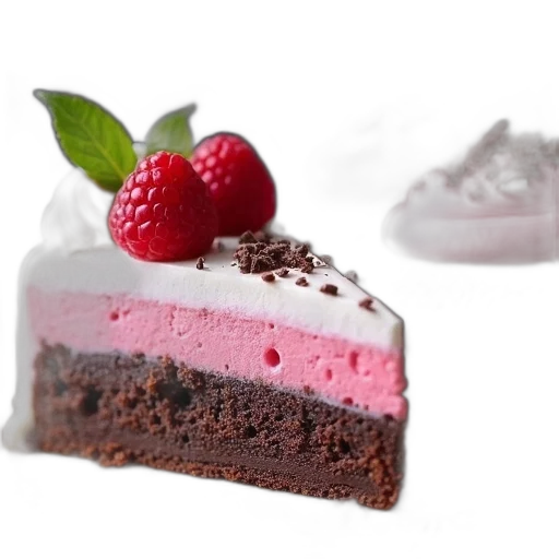 food, 3d render, photorealistic, slice transparent PNG cut-out