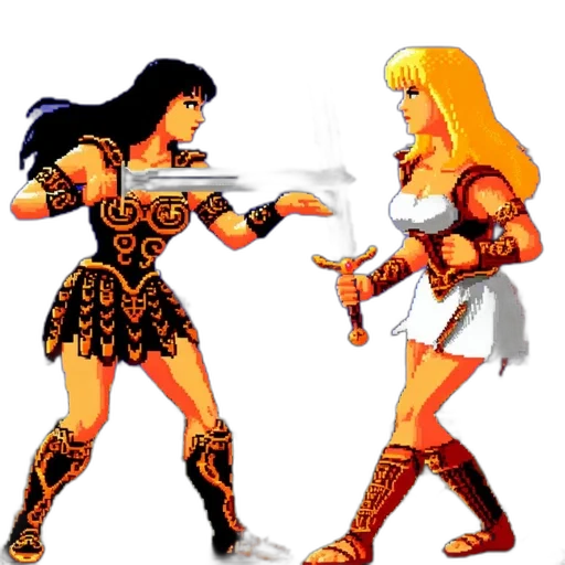 comic book art, concept art, pixel art, fantasy art transparent PNG cut-out