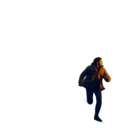 jacket, umbrella, creature, robot transparent PNG cut-out