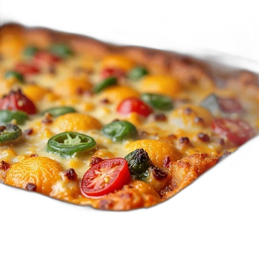 food, 3d render, photorealistic, casserole transparent PNG cut-out