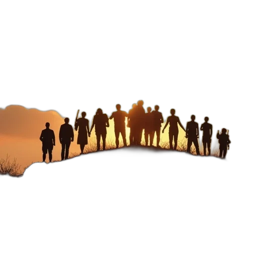 staff, 3d render, group, people transparent PNG cut-out