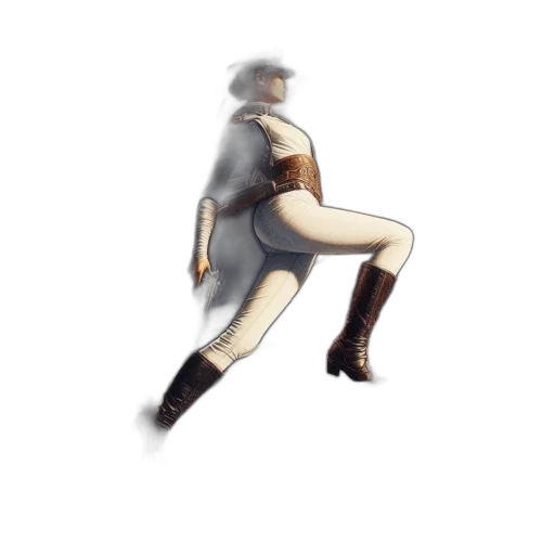 robot, shoes, staff, sword transparent PNG cut-out