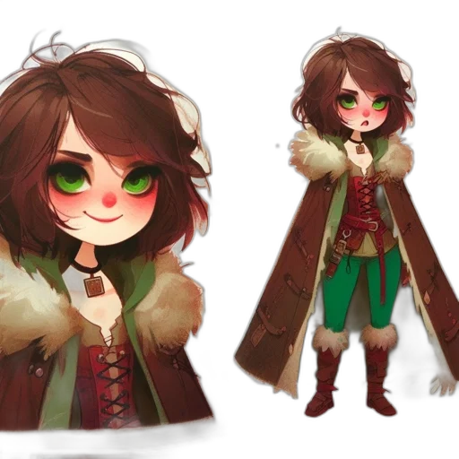 fantasy art, concept art, pixel art, watercolor transparent PNG cut-out