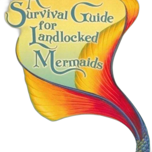 colorful, book, cover, mermaid transparent PNG cut-out