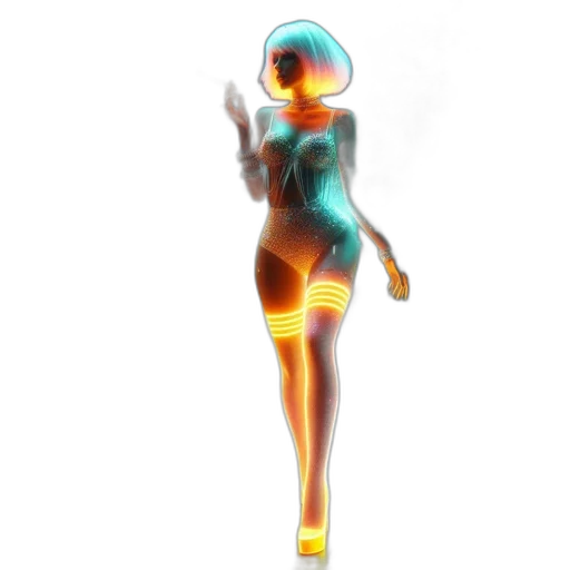 robot, dress, staff, jewelry transparent PNG cut-out