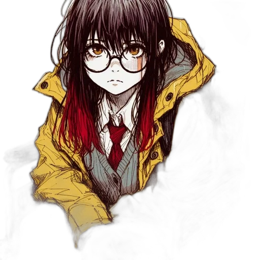 jacket, face, mask, staff transparent PNG cut-out