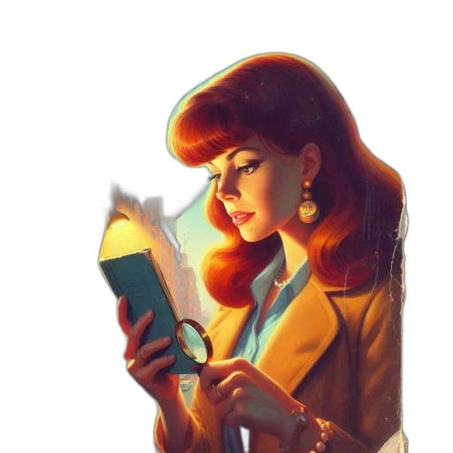 dress, staff, face, comic book art transparent PNG cut-out
