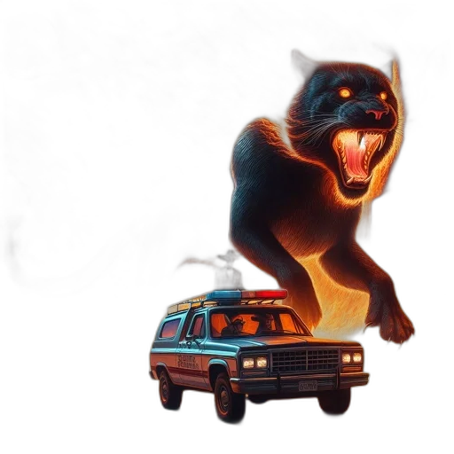 car, creature, animal, concept art transparent PNG cut-out