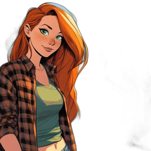 jacket, comic book art, concept art, cartoon transparent PNG cut-out
