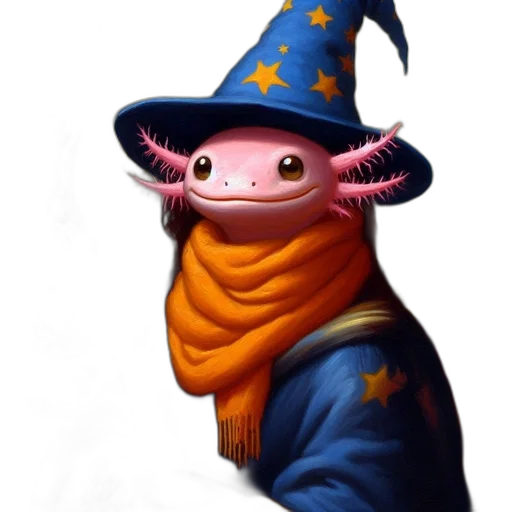 hat, creature, staff, mask transparent PNG cut-out