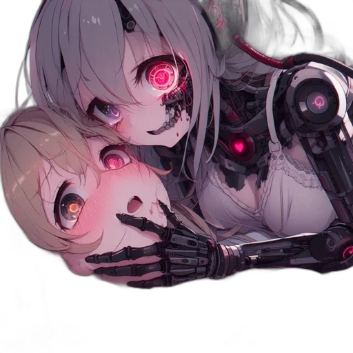 robot, mask, weapon, face transparent PNG cut-out
