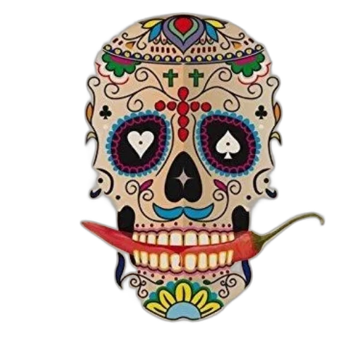 mask, jewelry, face, vibrant transparent PNG cut-out