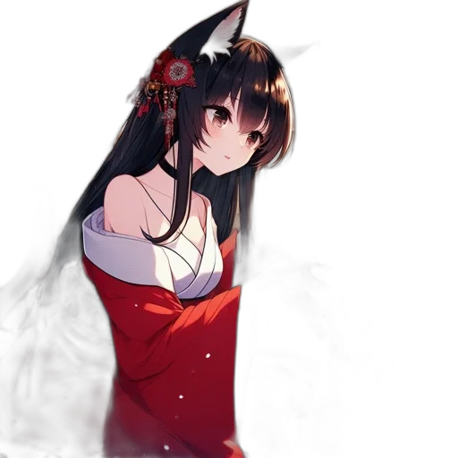 dress, staff, mask, dragon transparent PNG cut-out