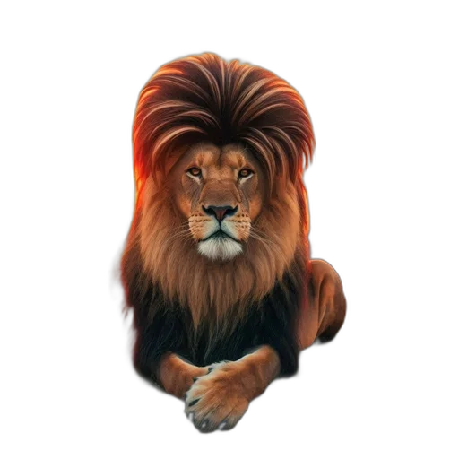 animal, crown, hair, staff transparent PNG cut-out