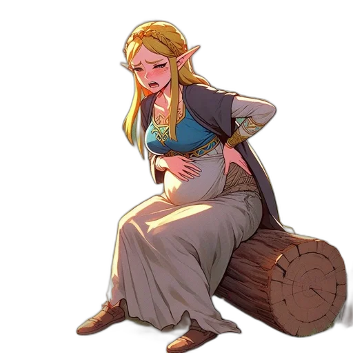 dress, staff, concept art, fantasy art transparent PNG cut-out