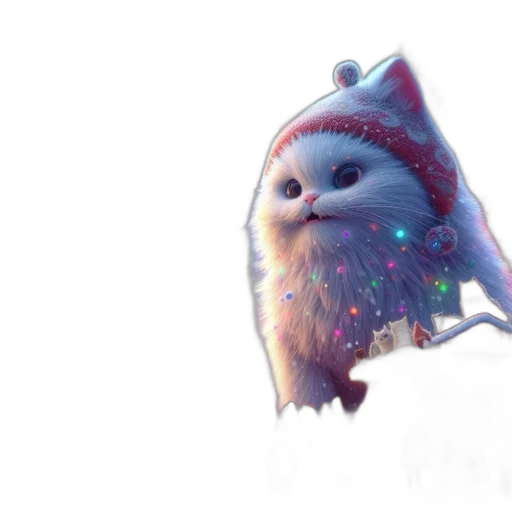 creature, animal, hat, staff transparent PNG cut-out