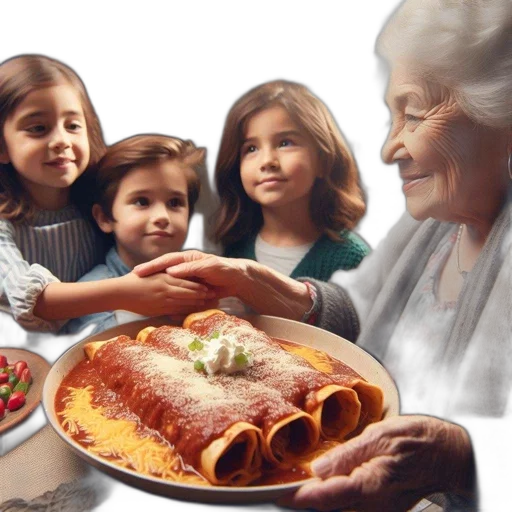 food, photorealistic, grandmother, shares transparent PNG cut-out