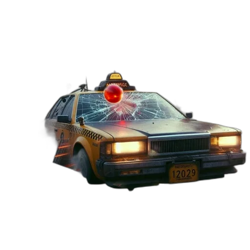 car, robot, weapon, mask transparent PNG cut-out