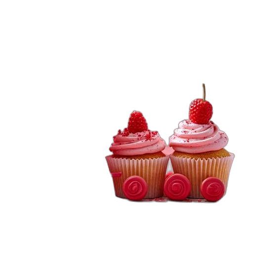 food, crown, 3d render, photorealistic transparent PNG cut-out