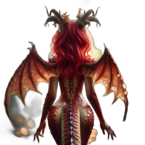 dragon, creature, animal, staff transparent PNG cut-out