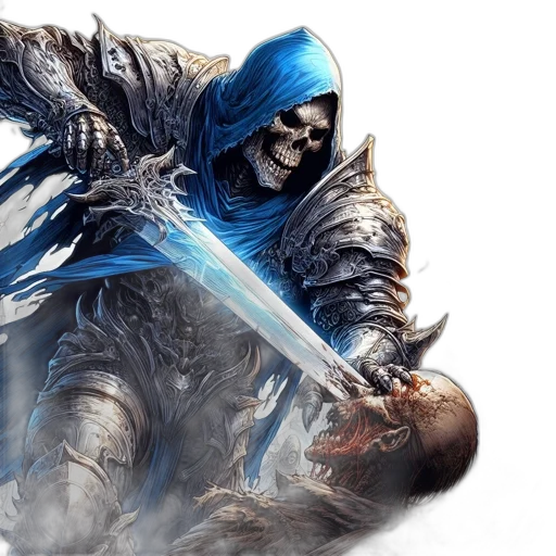sword, concept art, fantasy art, comic book art transparent PNG cut-out
