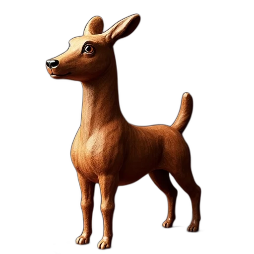 animal, creature, staff, crown transparent PNG cut-out