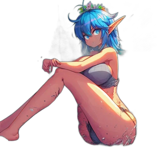dragon, creature, staff, dress transparent PNG cut-out
