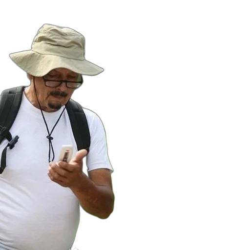 hat, staff, jacket, animal transparent PNG cut-out
