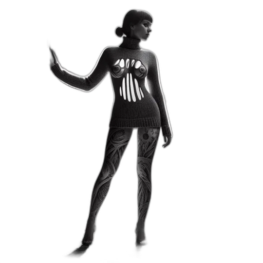 dress, concept art, comic book art, cartoon transparent PNG cut-out