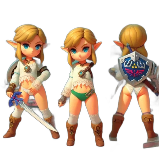 concept art, 3d render, fantasy art, pixel art transparent PNG cut-out