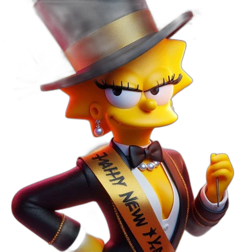 hat, crown, staff, 3d render transparent PNG cut-out