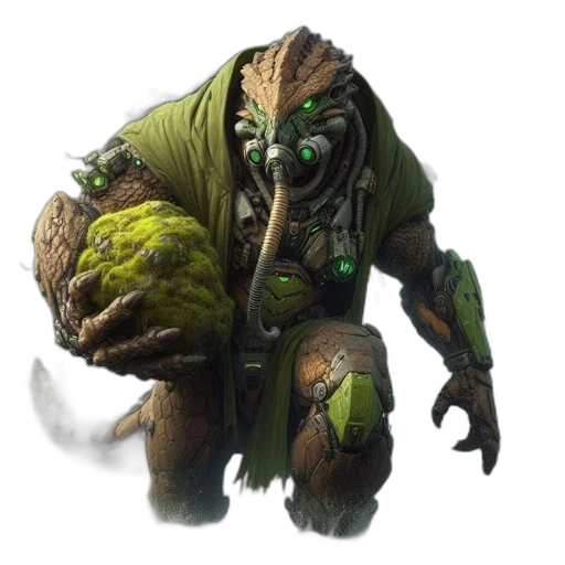 creature, animal, staff, mask transparent PNG cut-out