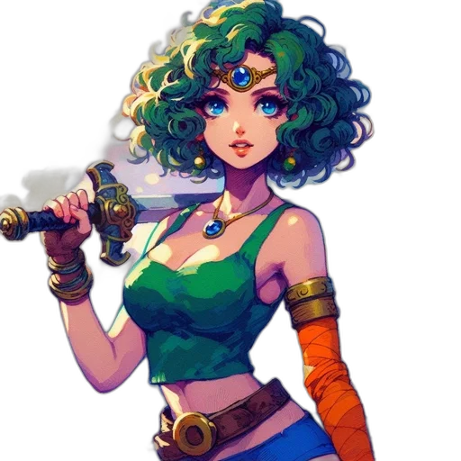 weapon, staff, sword, fantasy art transparent PNG cut-out