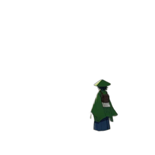 hat, staff, weapon, jacket transparent PNG cut-out