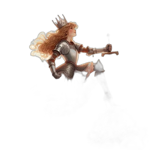 sword, dragon, crown, staff transparent PNG cut-out