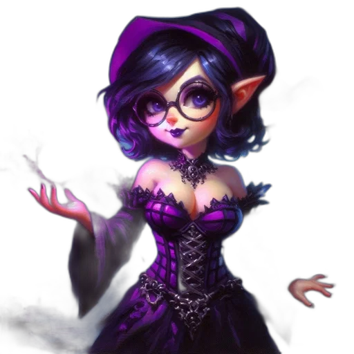 dress, staff, fantasy art, concept art transparent PNG cut-out