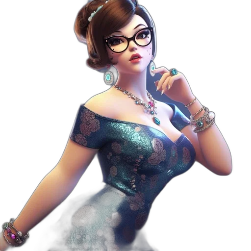 dress, staff, concept art, fantasy art transparent PNG cut-out