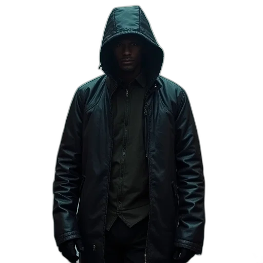 jacket, staff, umbrella, concept art transparent PNG cut-out