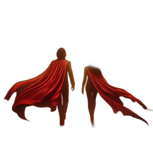 dress, hair, 3d render, concept art transparent PNG cut-out