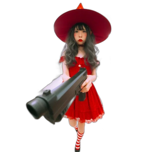 weapon, staff, dress, umbrella transparent PNG cut-out