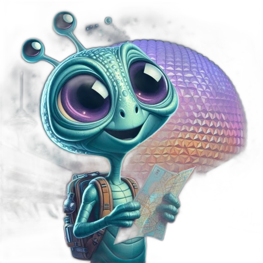 robot, staff, creature, concept art transparent PNG cut-out