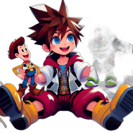 concept art, pixel art, 3d render, cartoon transparent PNG cut-out