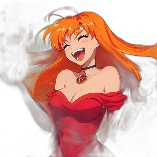 dress, anime, fantasy art, concept art transparent PNG cut-out