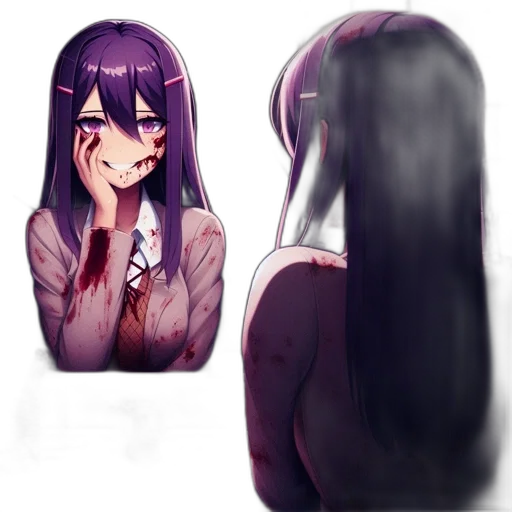 creature, face, hair, bottle transparent PNG cut-out