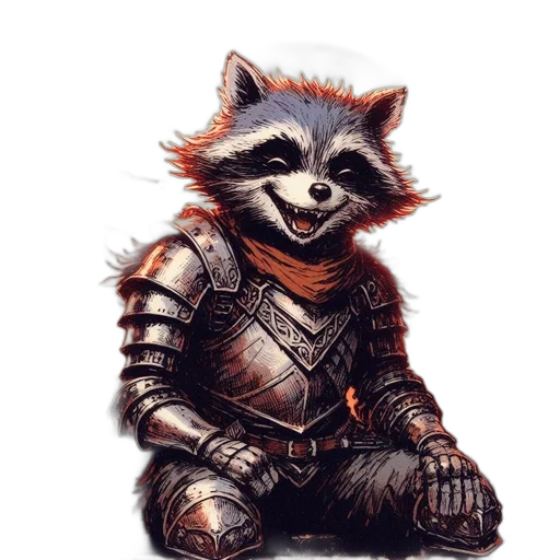 animal, sword, concept art, fantasy art transparent PNG cut-out