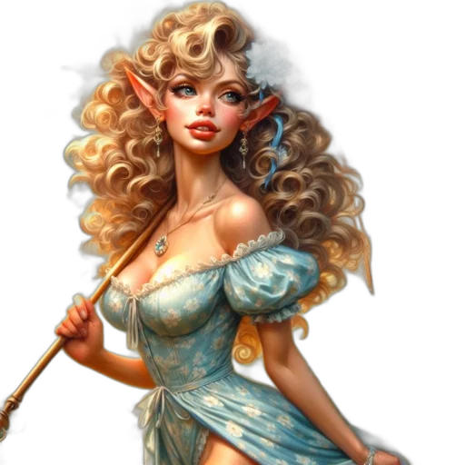staff, dress, fantasy art, concept art transparent PNG cut-out