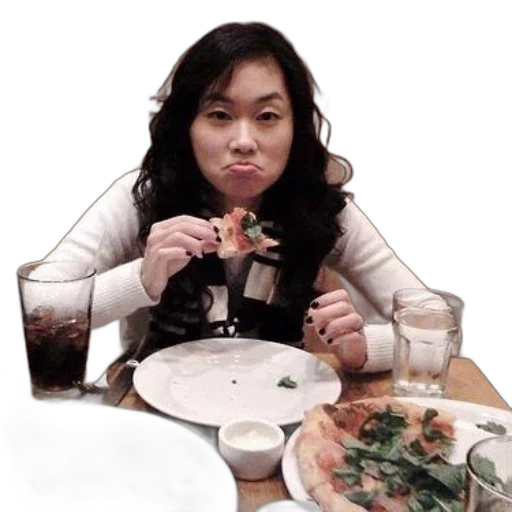 food, creature, face, woman transparent PNG cut-out