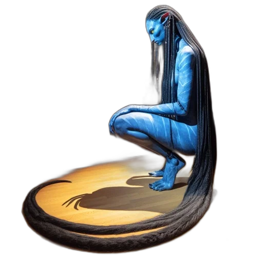 mask, robot, creature, hair transparent PNG cut-out