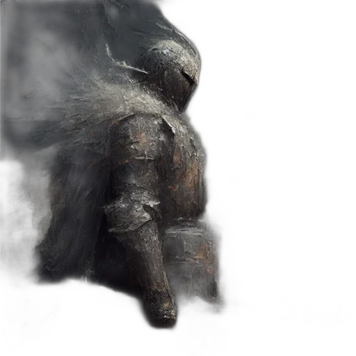 mask, dragon, sword, creature transparent PNG cut-out