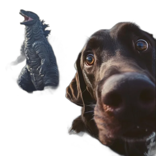 dragon, creature, animal, staff transparent PNG cut-out